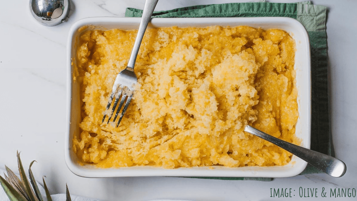 Oh So Tasty Mango Moringa Italian Ice