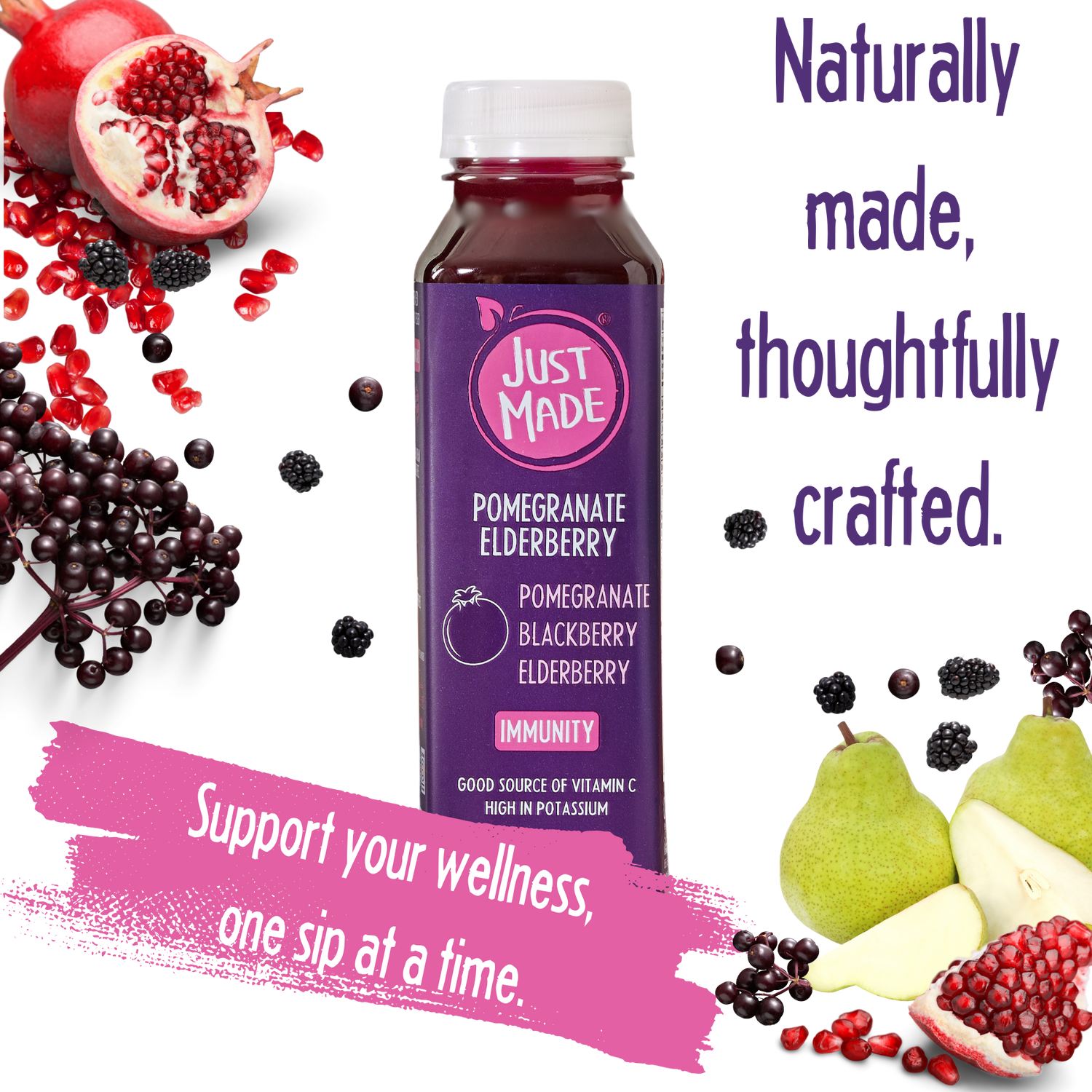 Pomegranate Elderberry | 8 CT