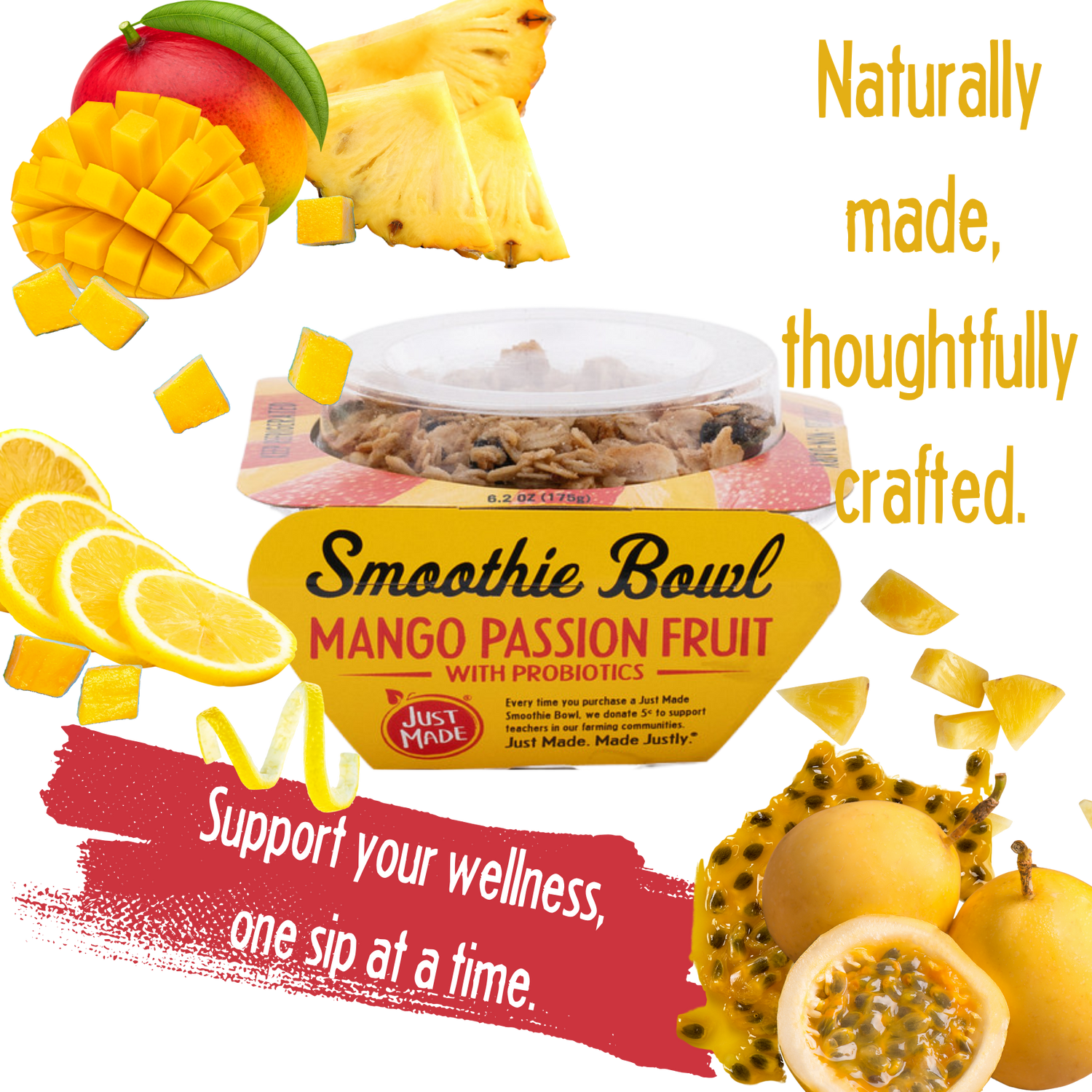 Mango Passion Fruit Smoothie Bowl