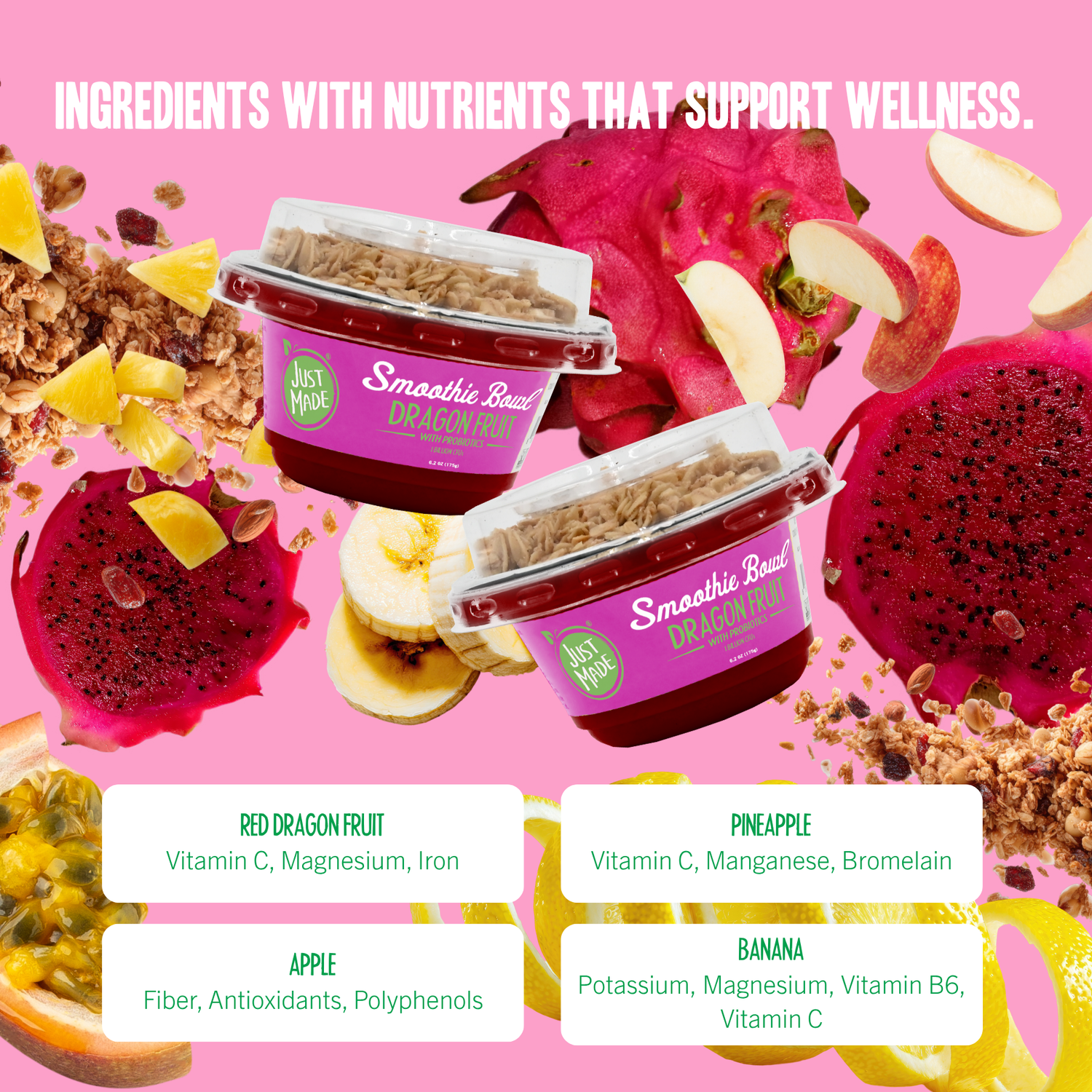 NEW!!! Dragon Fruit Smoothie Bowl