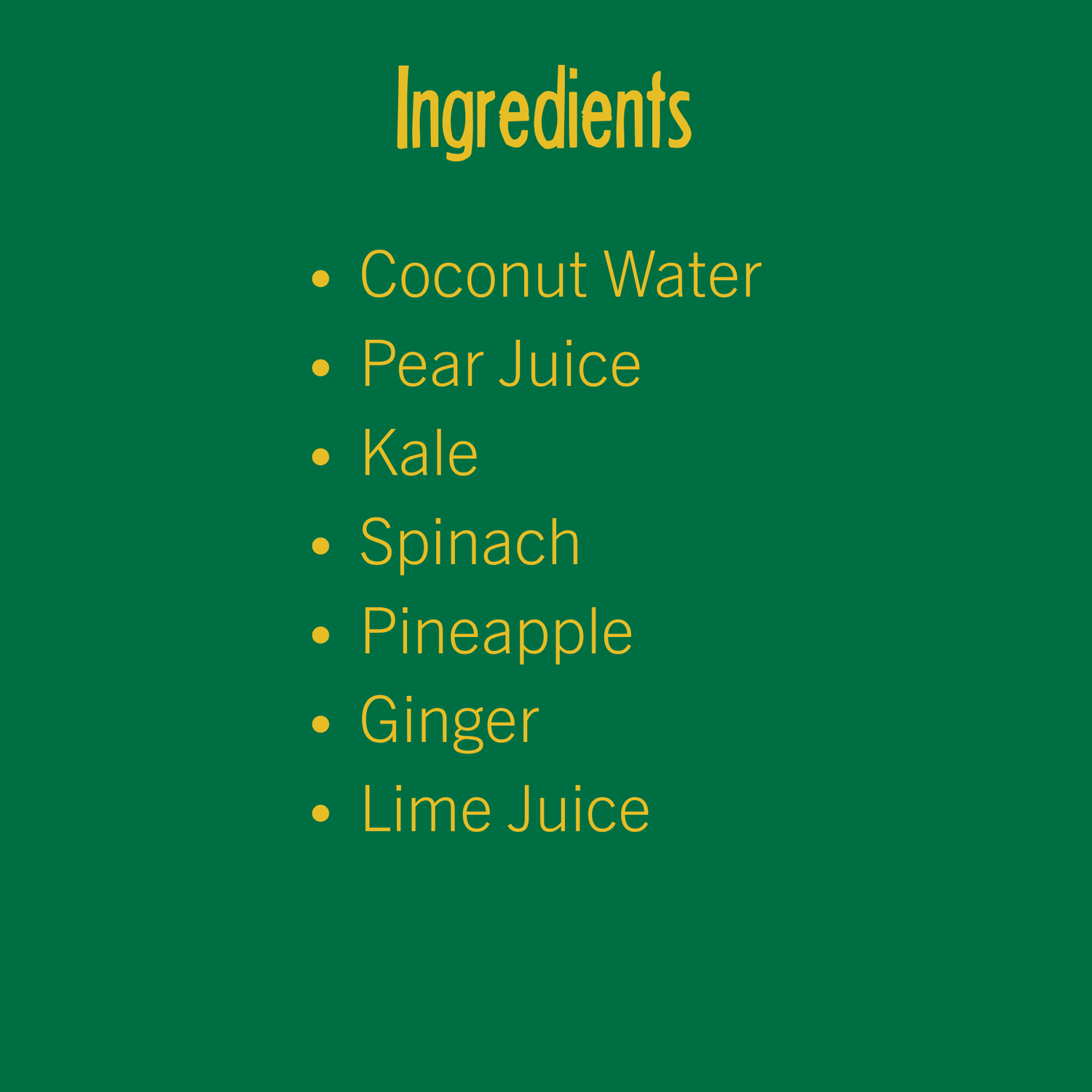 Ginger Greens | 8 CT