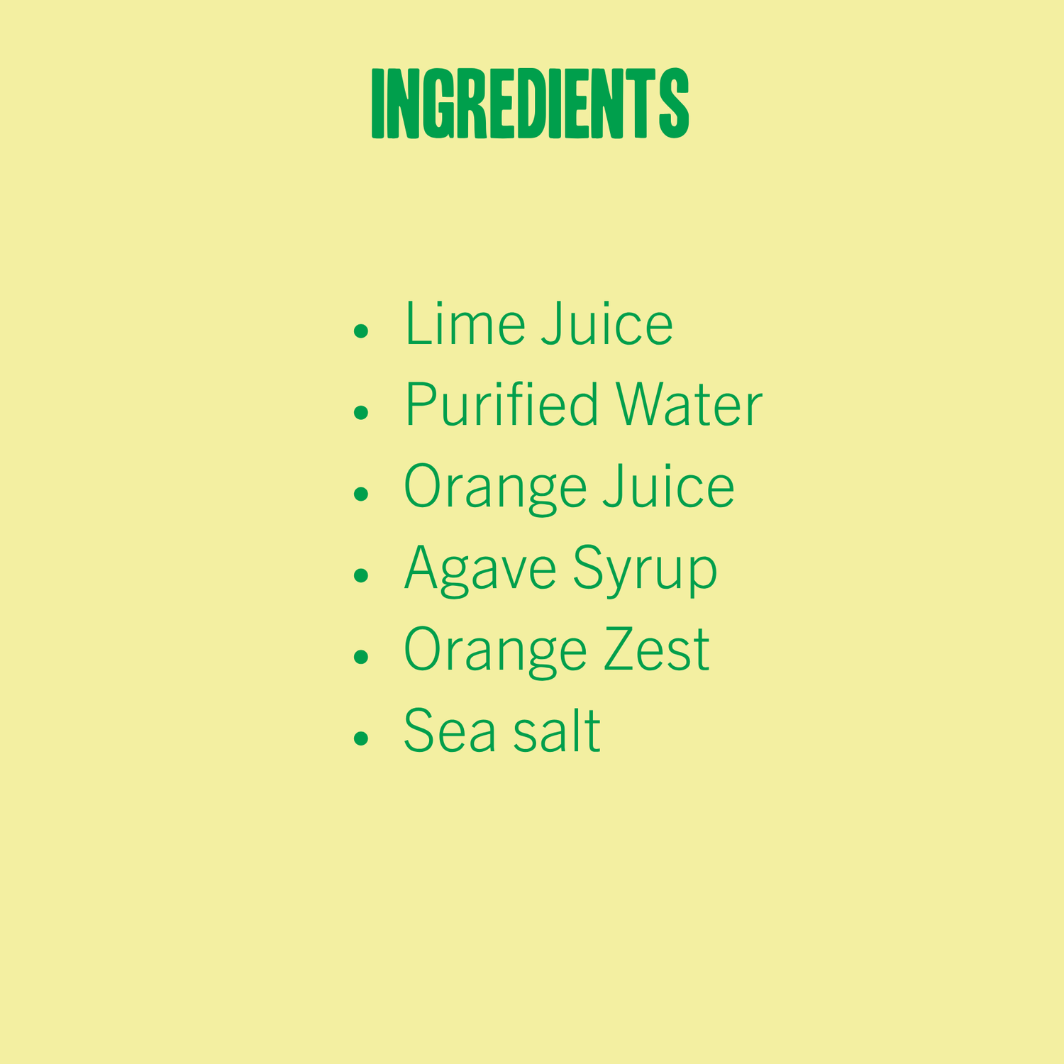 Classic Margarita Mix  |  6 CT