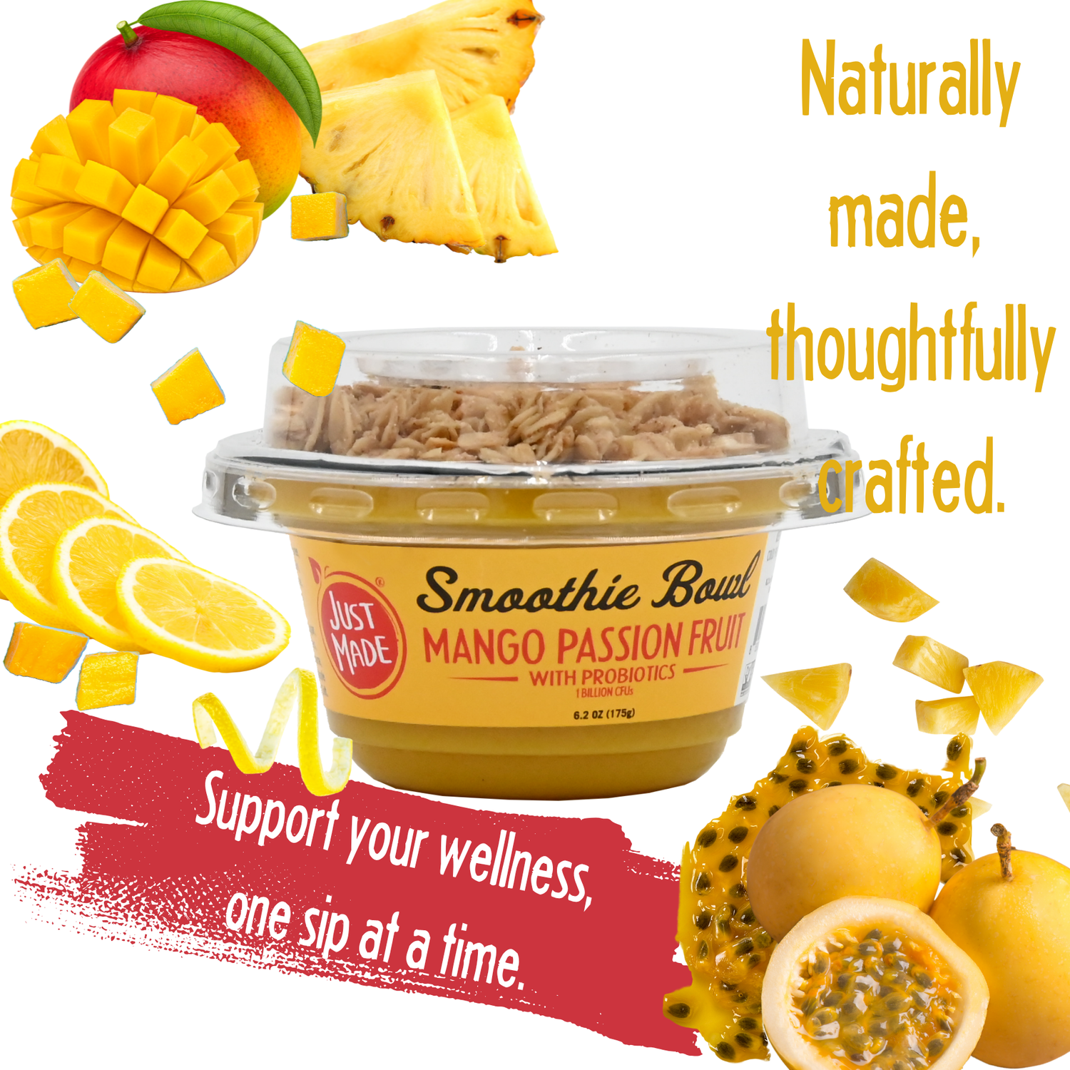 Mango Passion Fruit Smoothie Bowl