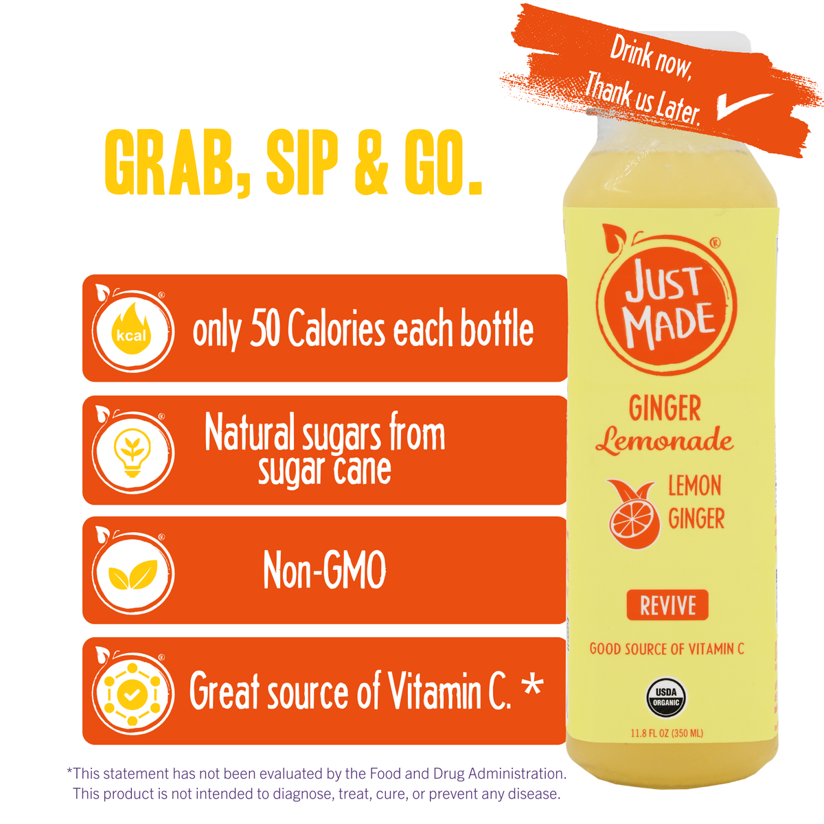 NEW!!!  Ginger Lemonade  |  8 CT