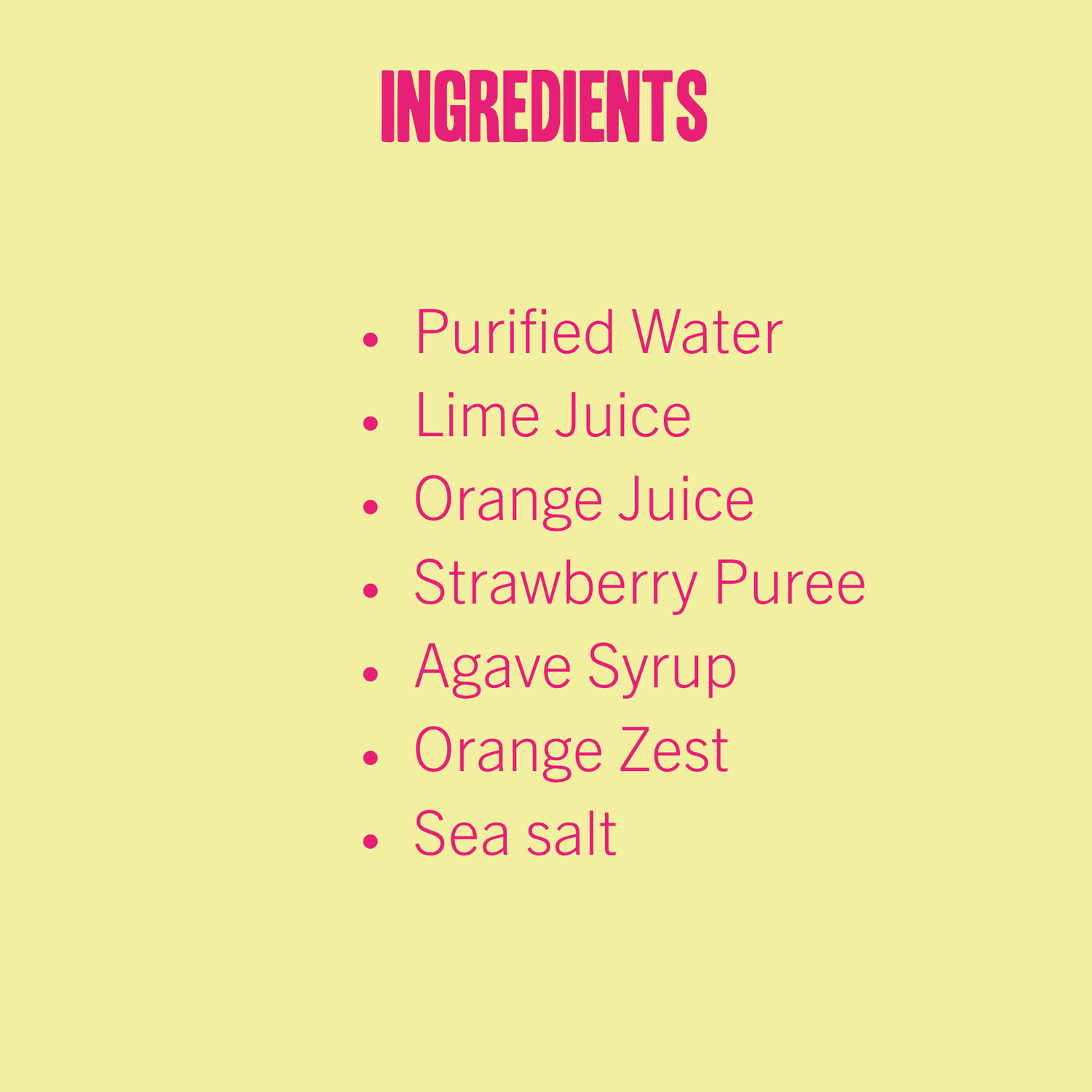 Strawberry Margarita Mix  |  6 CT